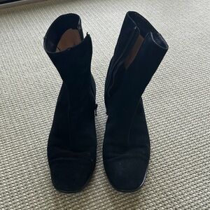 Black Suede Women's Boots